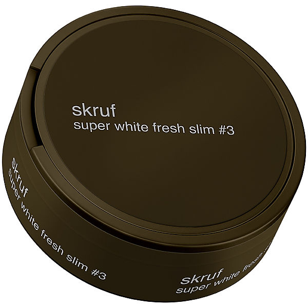 Skruf Super White Fresh #3 Slim Snus i porsjon - M.SØRENSEN AS