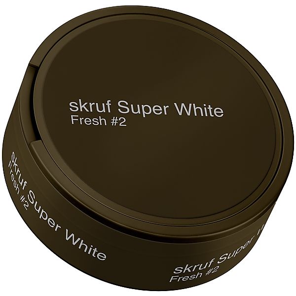 Skruf Super White Fresh #2 10 Snus i porsjon - M.SØRENSEN AS